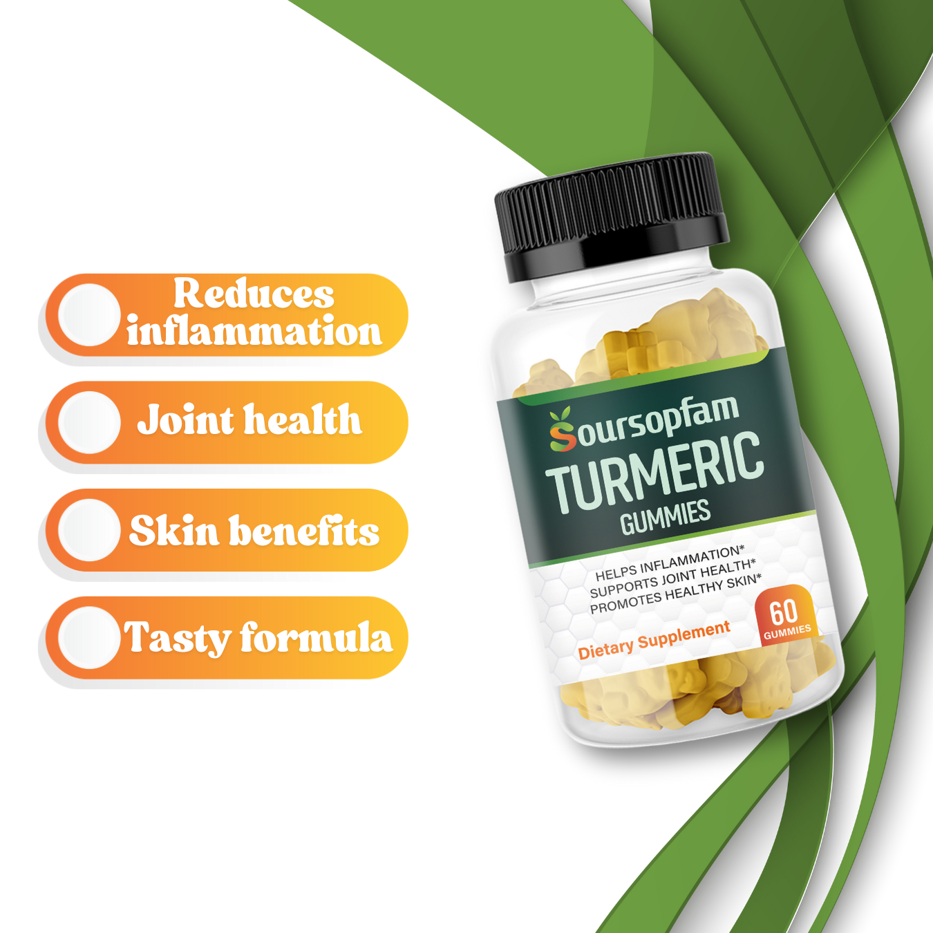 Soursopfam Turmeric Gummies